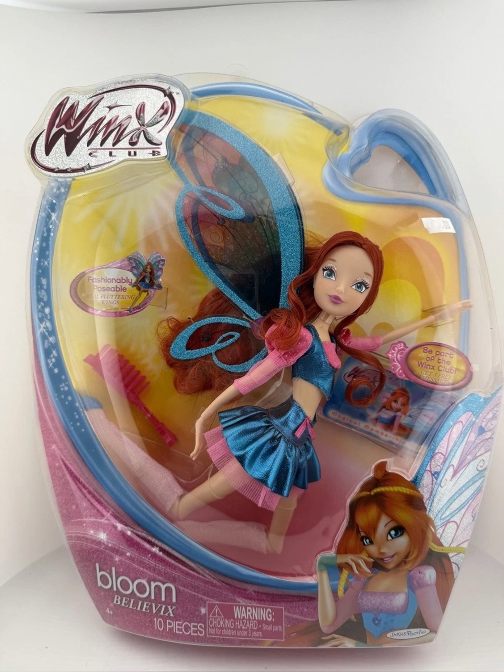 Winx Club Jakks Pacific Believix Bloom Doll 2012 New In Box